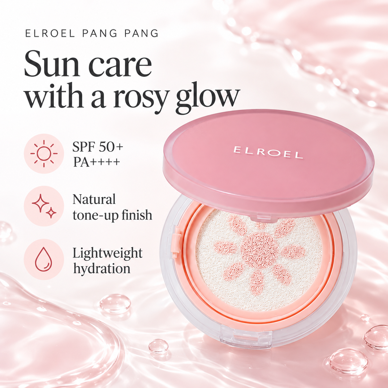 ELROEL Pang Pang Tone-Up Big Sun Cushion 25 g ELROEL