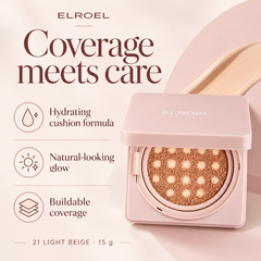ELROEL Dot Ampoule Cushion 21 Light Beige 15 g