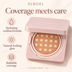 ELROEL Dot Ampoule Cushion 23 Natural Beige 15 g