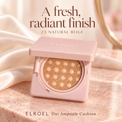 ELROEL Dot Ampoule Cushion 23 Natural Beige 15 g
