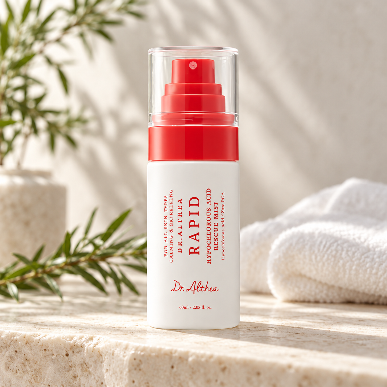 Dr. Althea Rapid Hypochlorous Acid Rescue Mist - 60 ml Dr. Althea
