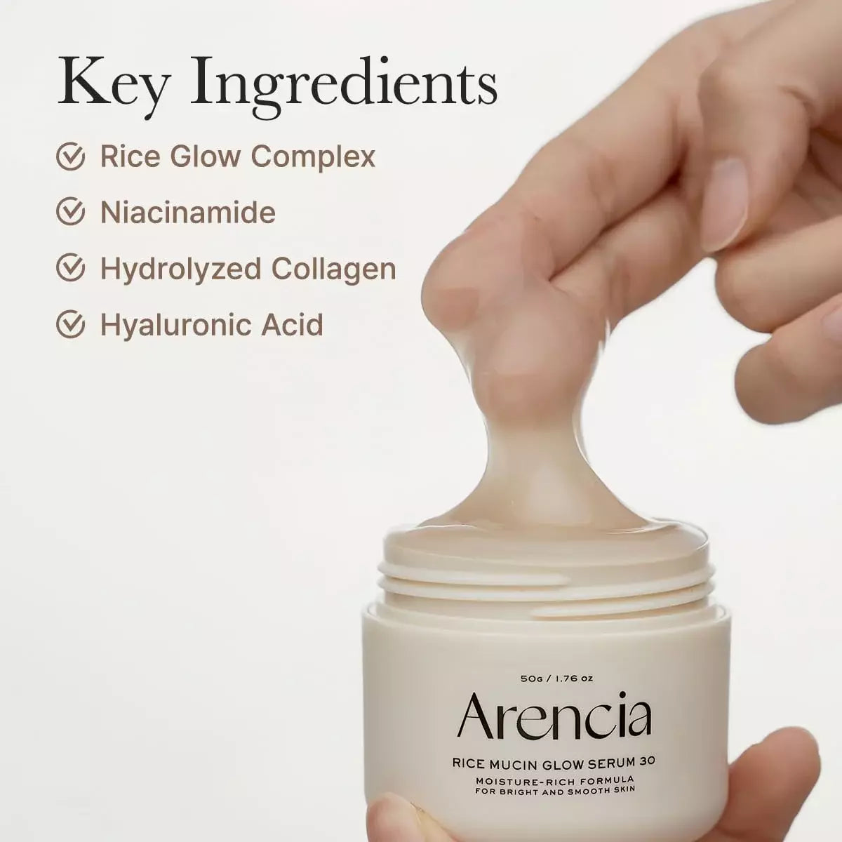 Arencia Rice Mucin Glow Serum 30 50g Arencia