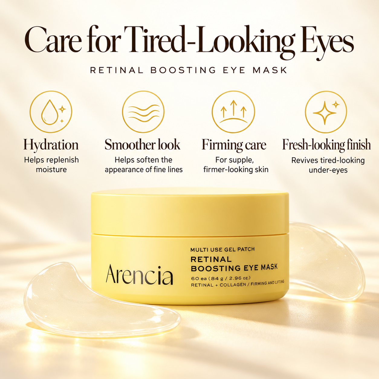 Arencia Retinal Boosting Eye Mask - 60 Patches / 84 g Arencia