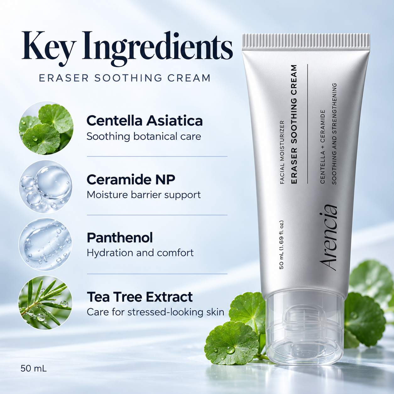 Arencia Eraser Soothing Cream - 50 ml Arencia