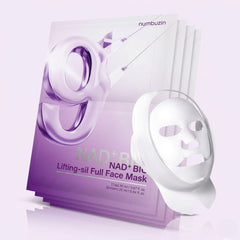 Numbuzin No.9 NAD Bio Lifting Full Cover Facial Mask (+GWP) Box (20mlx4Pcs)