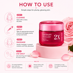 Numbuzin No.2 Rose PDRN Collagen 2X Plumping Serum 30ml