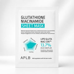 APLB Glutathione Niacinamide Sheet Mask – 25mlx1Pc
