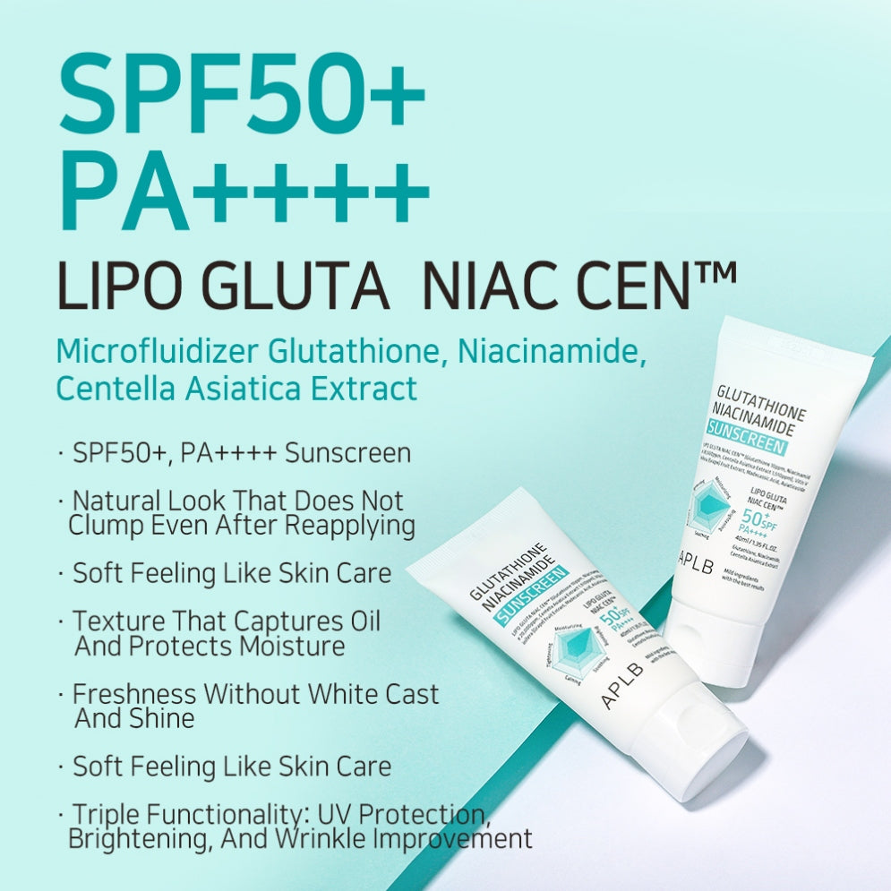 APLB Renew Glutathione Niacinamide Sunscreen – 40ml APLB