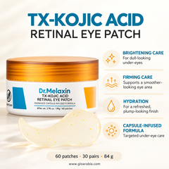 Dr. Melaxin TX-Kojic Acid Retinal Eye Patches for Brightening & Hydration - 60 patches / 84 g
