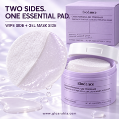 Biodance Caviar PDRN Dual Gel Toner Pads 60 Pads 160g