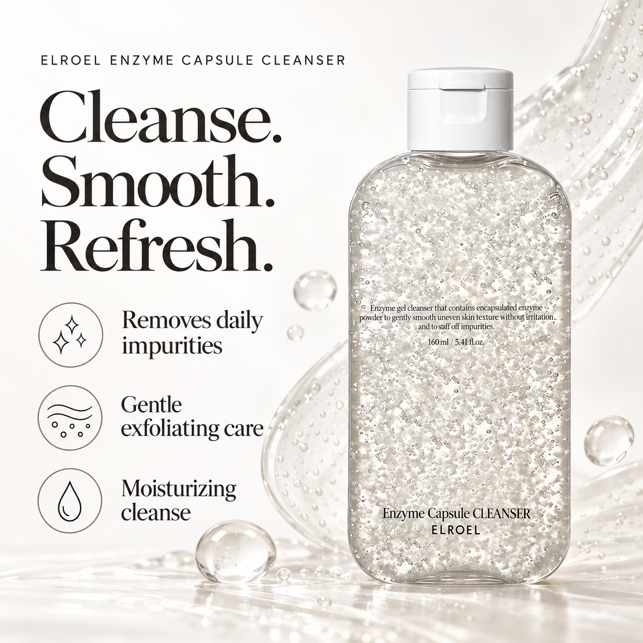 ELROEL Enzyme Capsule Cleanser 160 ml ELROEL