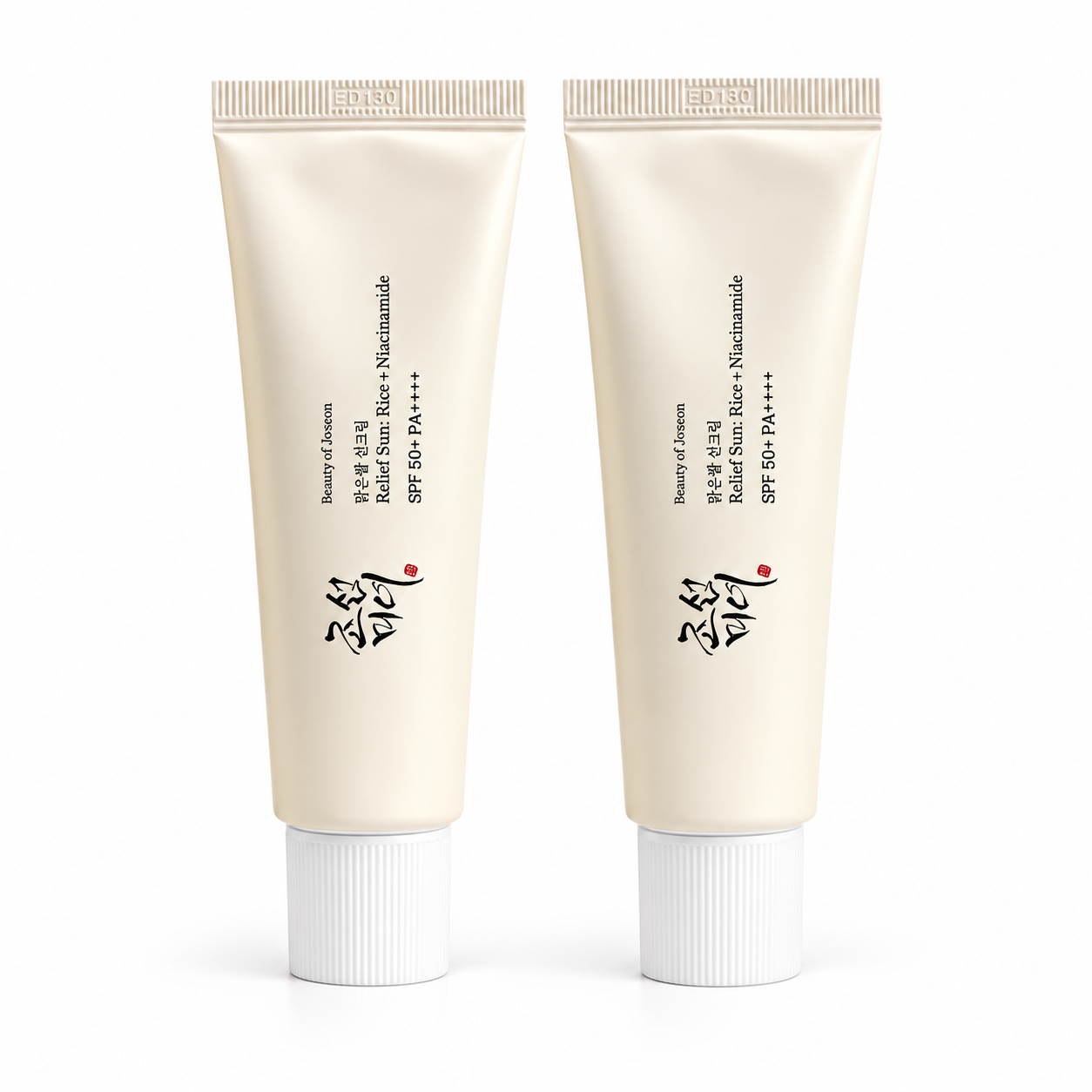 Pack of 2 Beauty of Joseon Relief Sun Rice + Probiotics SPF50+ PA++++ (2 Tubes Combo) | Authentic Korean Sunscreen Beauty Of Joseon