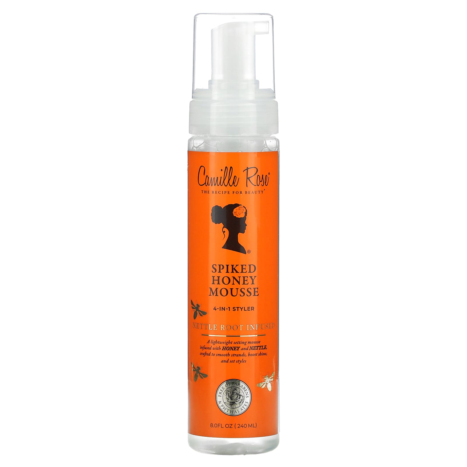 Camille Rose Spiked Honey Mousse 4-in-1 Styler 240?mL Camille Rose