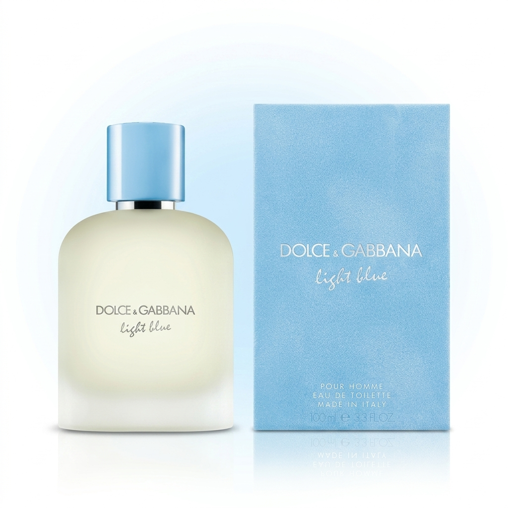 Dolce & Gabbana Light Blue 100 Ml - Fresh Citrus Aquatic Women'S Perfume Summer Clean Long Lasting Fragrance Dolce