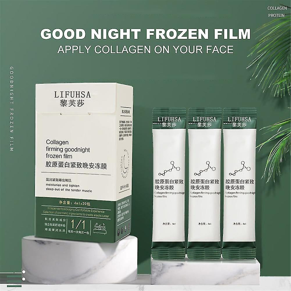 Lifusha Collagen Firming Good Night Frozen Film - 20Pcs x 4ml Collagen