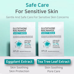 APLB Glutathione Niacinamide Sheet Mask – 10EA APLB