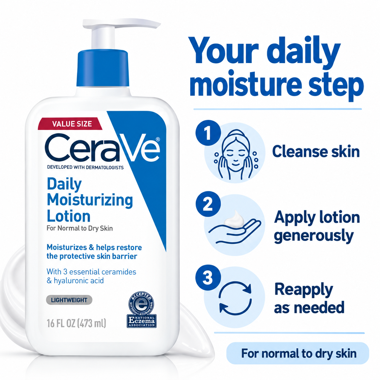 CeraVe Daily Moisturizing Lotion - 473ml CeraVe