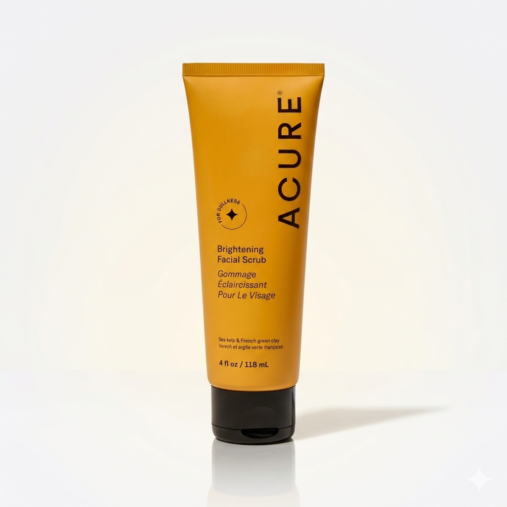 Acure Brightening Facial Scrub - 118ml Glo Arabia