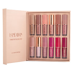 12pcs Handaiyan Matte Liquid Lipstick Set - 12Pcs × 2.5ml - Best Before 03-01-2027