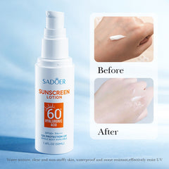 Sadoer Sunscreen Lotion 60+ Hyaluronic Acid 50ml Sadoer