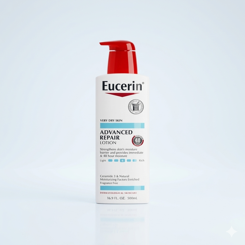 Eucerin Intensive Repair Lotion - 500ml Glo Arabia
