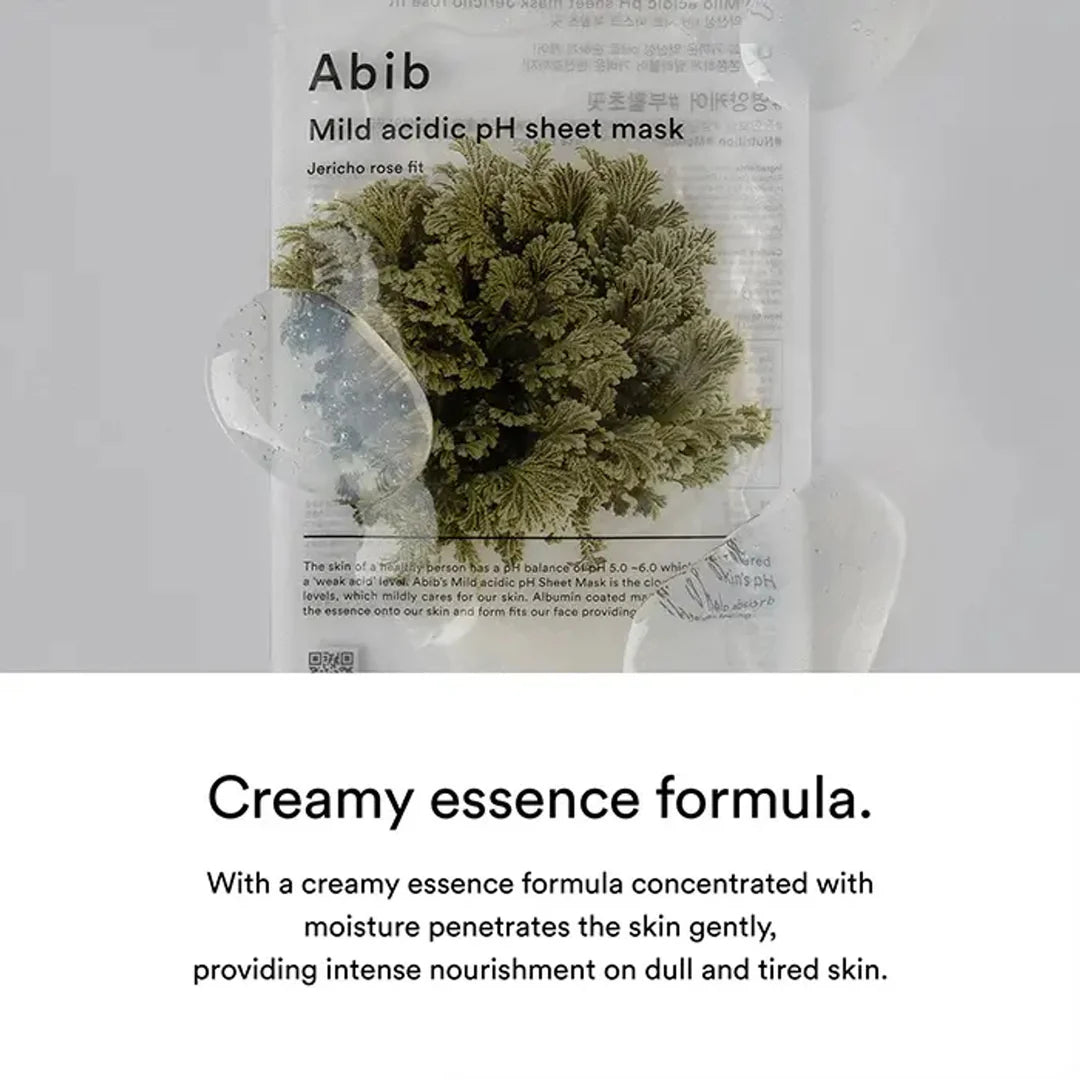 Abib Mild Acidic Ph Sheet Mask Jericho Rose Fit Abib
