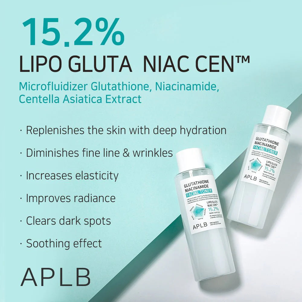APLB Glutathione Niacinamide Facial Toner – 160ml APLB
