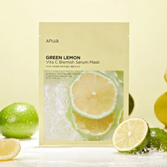 Anua Green Lemon Vita C Blemish Serum Mask - 25ml Anua