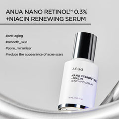 Anua Nano Retinol 0.3% + Niacin Renweing Serum - 30ml