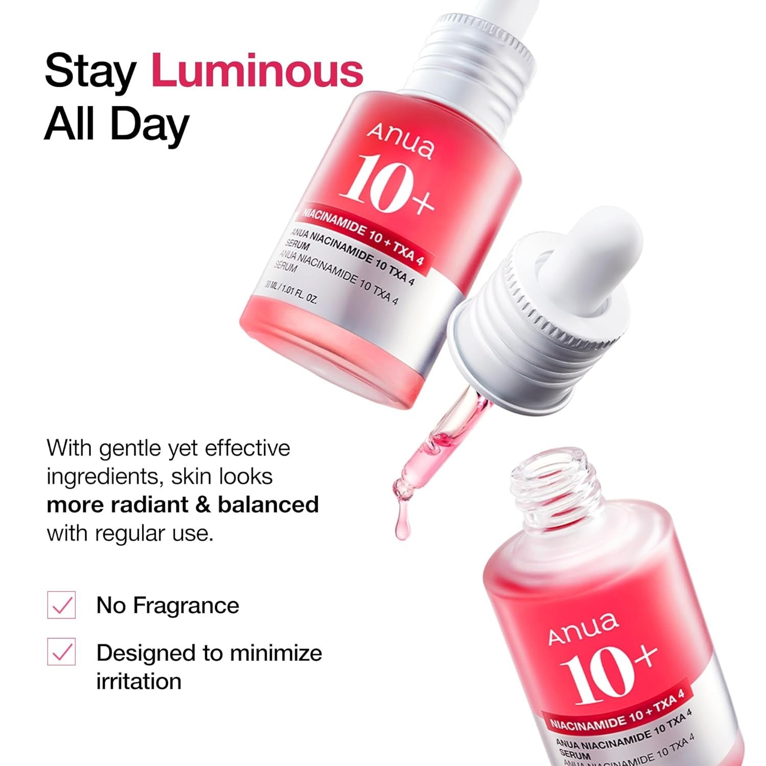 Anua Niacinamide 10% + TXA 4% Dark Spot Correcting Serum - 30ml (New Packing) Anua