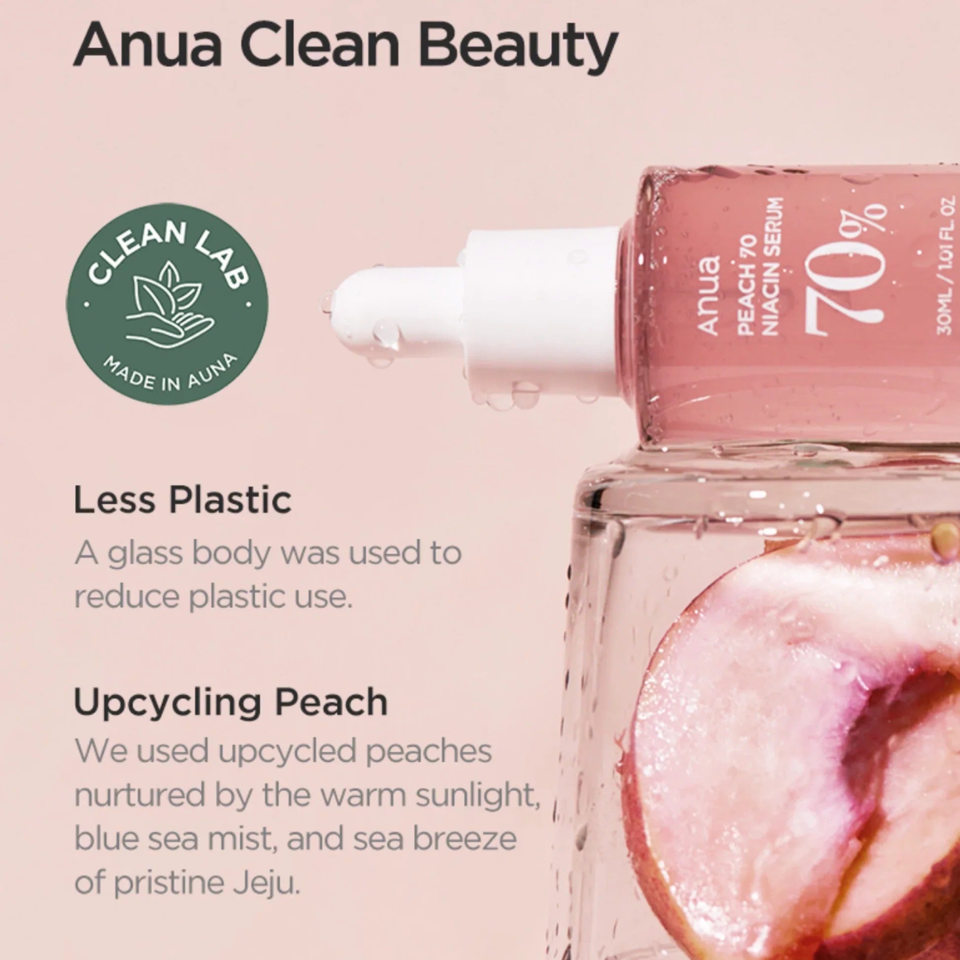 Anua Peach 70% Niacinamide Serum - 30ml Niacinamide