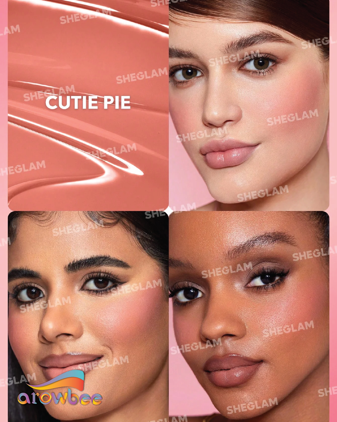 SHEGLAM Color Bloom Liquid Blush Matte Cutie Pie Sheglam