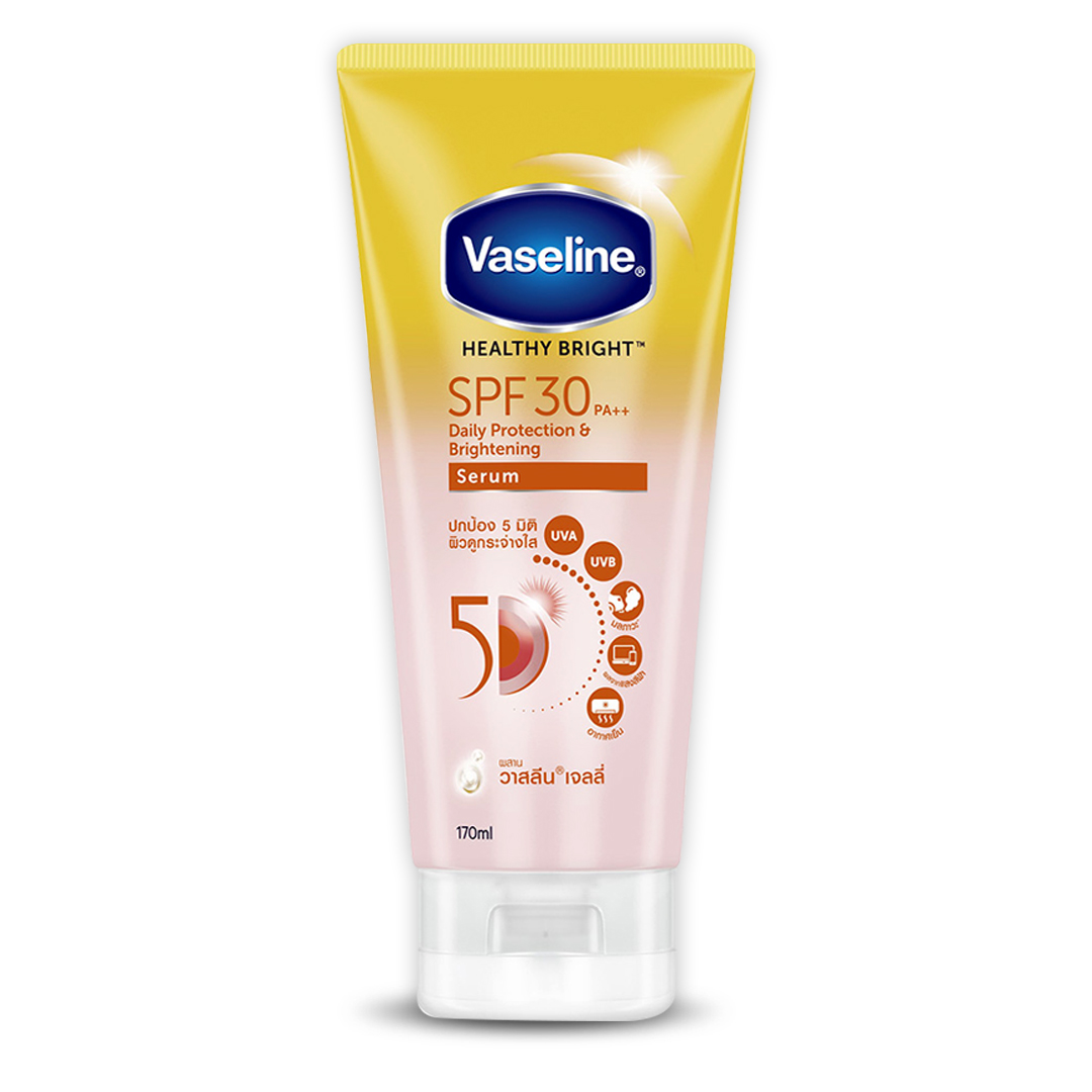 Vaseline Spf30 Pa++ Daily Protection & Brightening Serum-320ml Glo Arabia