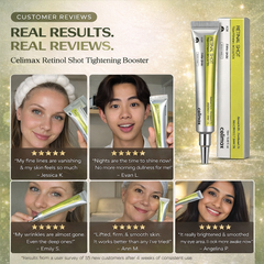 Celimax Retinal Shot Tightening Booster 15ml + FREE Collagen Sleeping Mask celimax