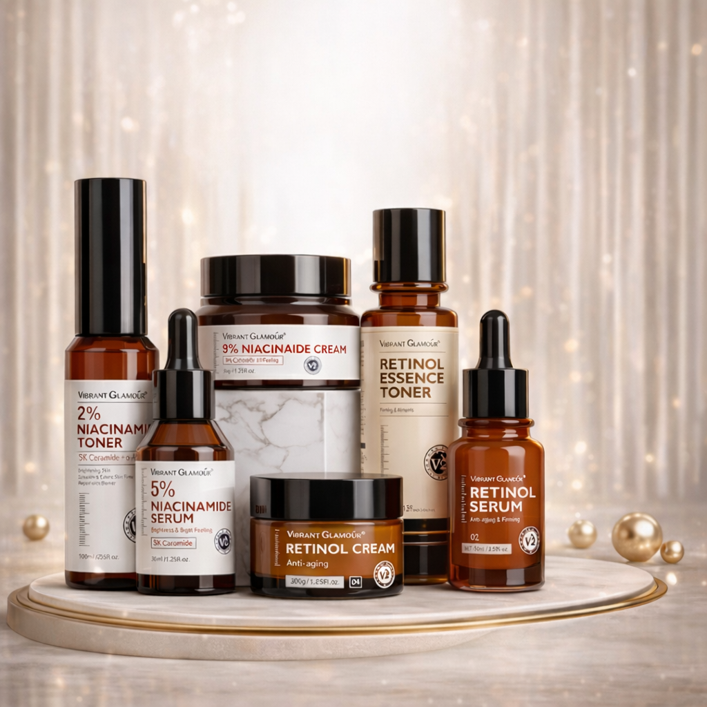 Vibrant Glamour Day & Night Complete Skin Care Combo Glo Arabia