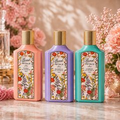 Joyous Floral Petals EDP 3 × 100ml - Floral Perfume Set for Women