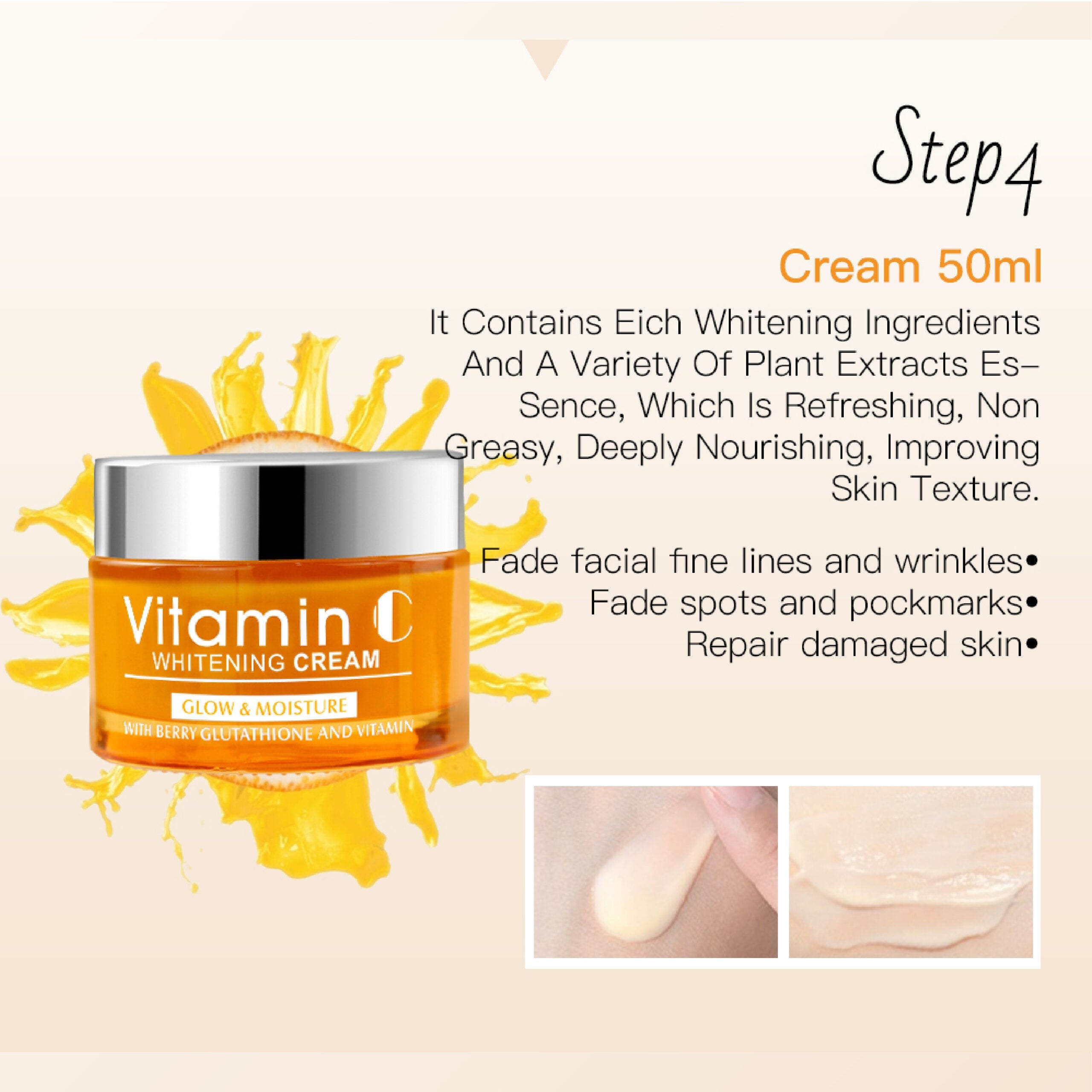Disaar Vitamin C Facial Skin Care Series 5Pcs Set Disaar