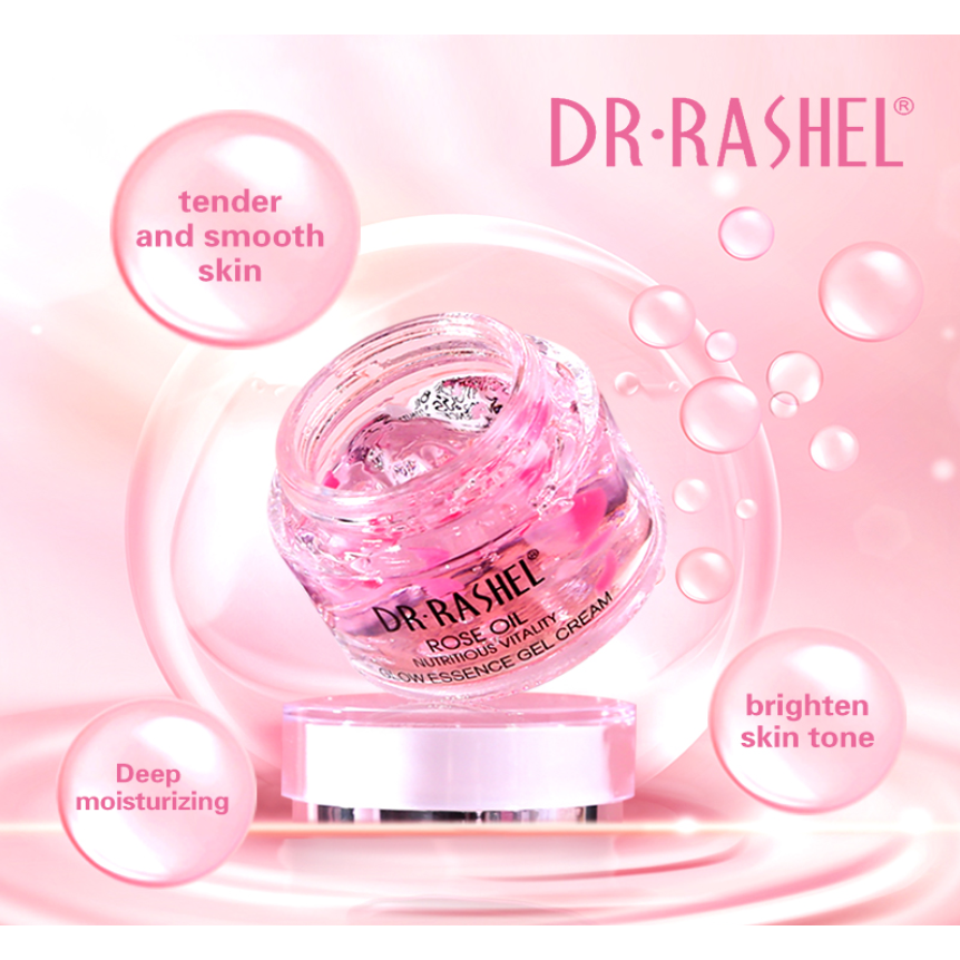 Dr.Rashel Rose Oil Nutritious Vitality Glow Essence Gel Cream - 50g DR.RASHEL