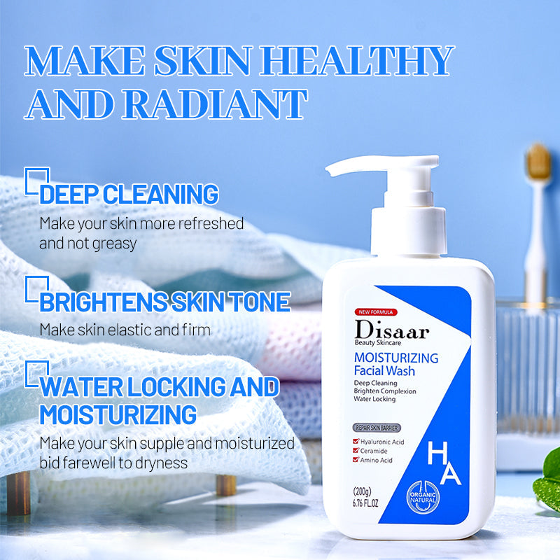 Disaar HA Moisturizing Facial Wash - 200g Disaar