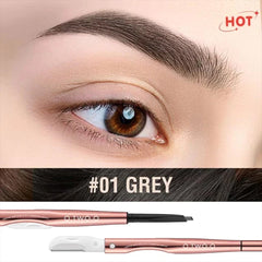 O.TWO.O 3 IN 1 Eyebrow Pen with Eyebrow scraper, brush, eyebrow pencil - 12g 01 (GREY) O.TWO.O