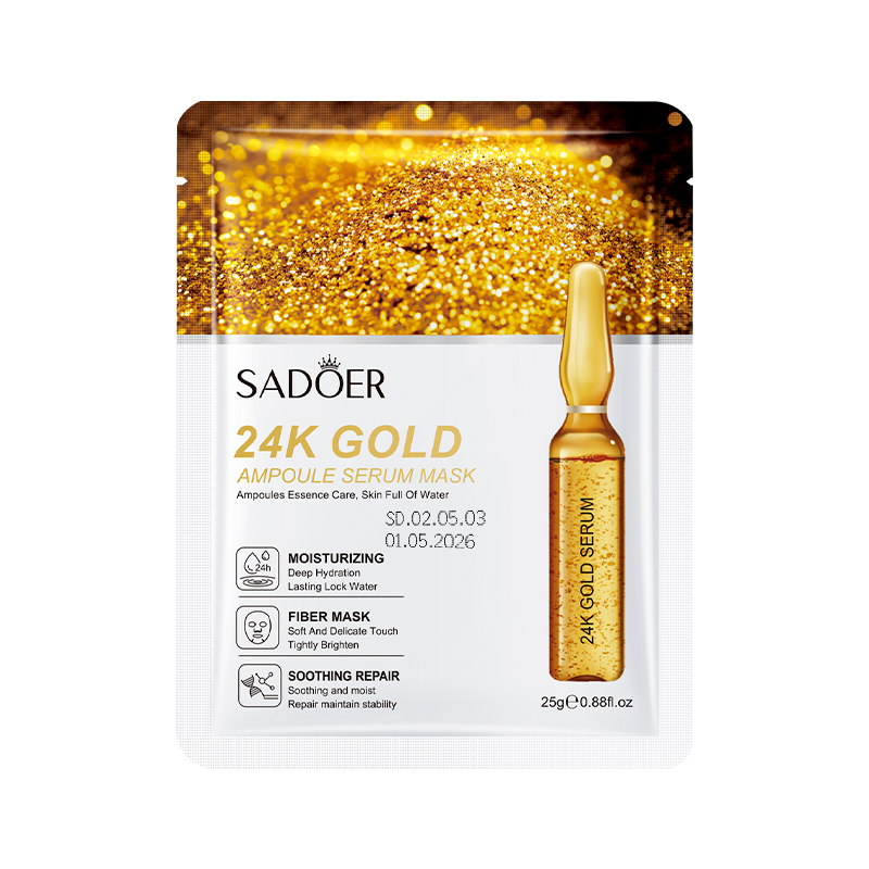 Sadoer 24K Gold Ampoule Serum Mask - 25g Sadoer