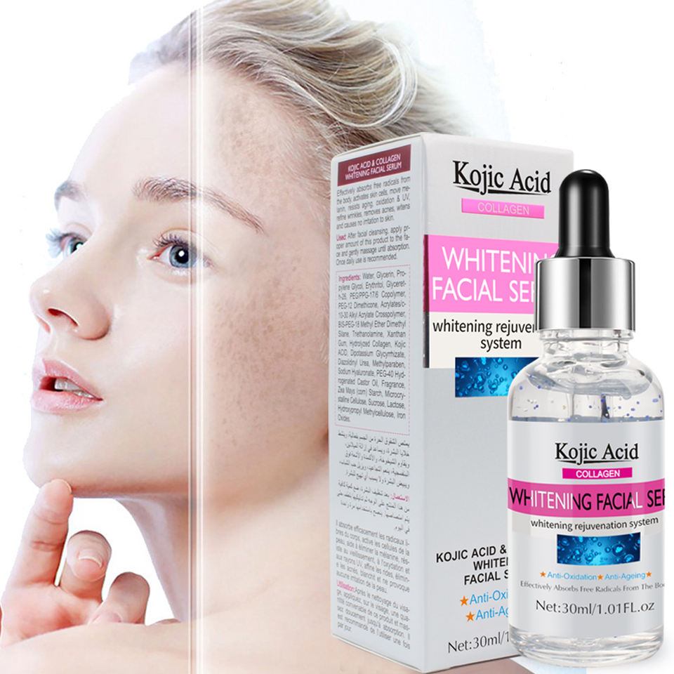 GuanJing Kojic Acid Collagen Whitening Facial Serum - 30ml GuanJing