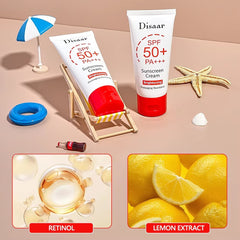 Disaar Retinol & Lemon Extract Sunscreen Cream - 50g Disaar