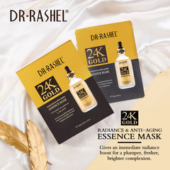 Dr.Rashel 24k Gold Radiance & Anti Aging Essence Mask - 25g DR.RASHEL