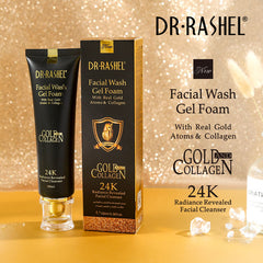 Dr.Rashel Facial Wash Gel Foam Gold And Collagen 24k - 100ml DR.RASHEL