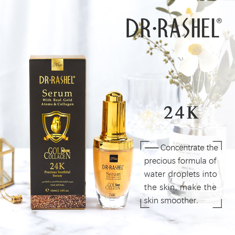 Dr.Rashel Serum With Real Gold Atoms & Collagen Gold And Collagen - 40ml Dr. Rashel