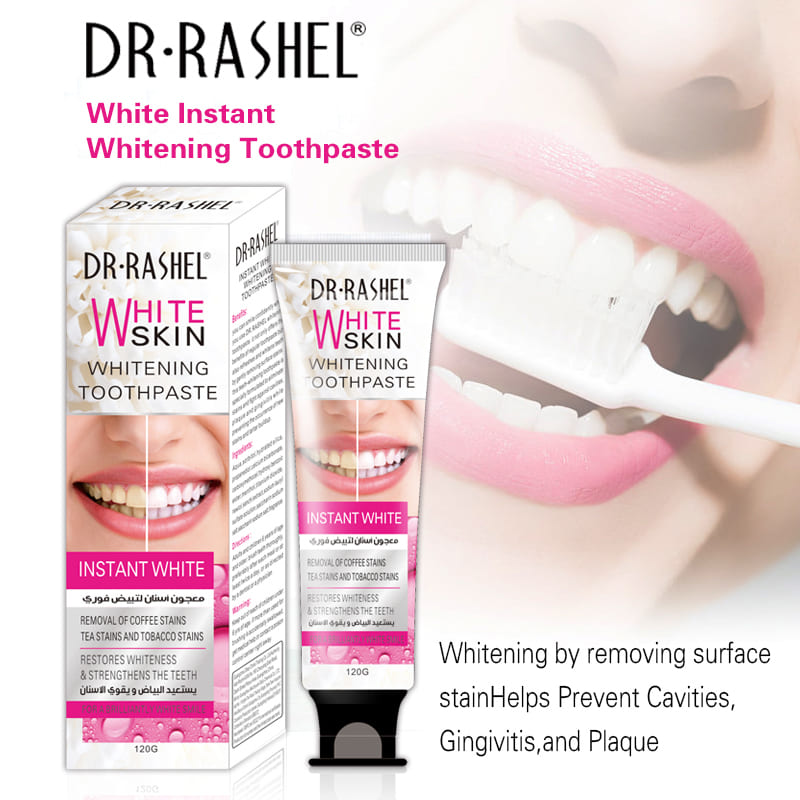 Dr.Rashel White Skin Whitening Tooth Paste - 120g Dr. Rashel