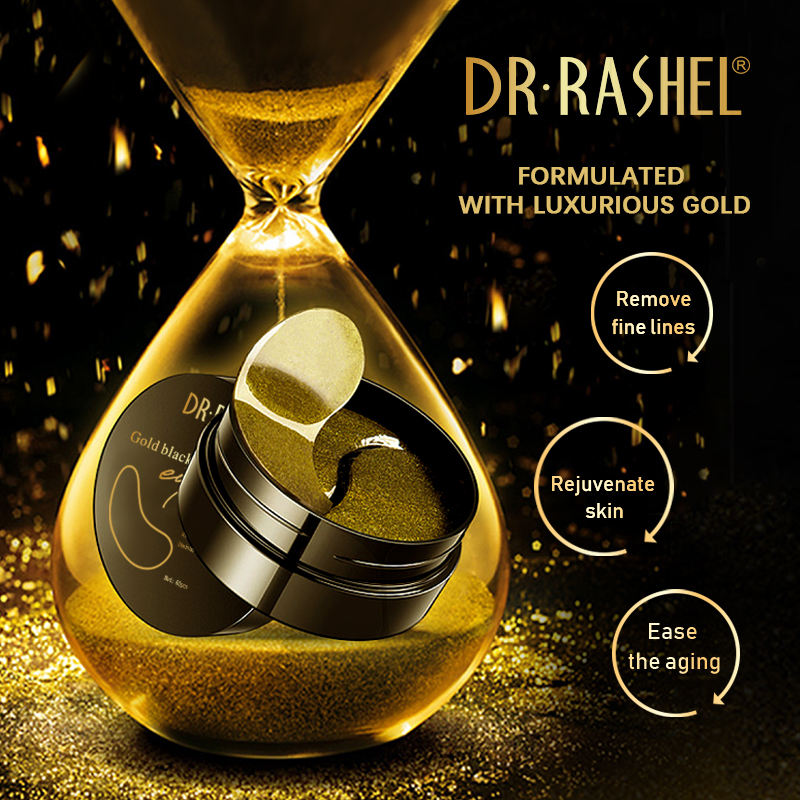 Dr.Rashel Gold Black Pearl Hydrogel Eye Mask - 60Pcs Dr. Rashel