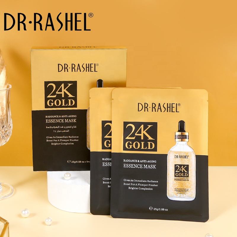 Dr.Rashel 24k Gold Radiance & Anti Aging Essence Mask - 25g DR.RASHEL