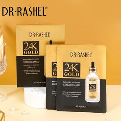 Dr.Rashel 24k Gold Radiance & Anti Aging Essence Mask - 25g DR.RASHEL